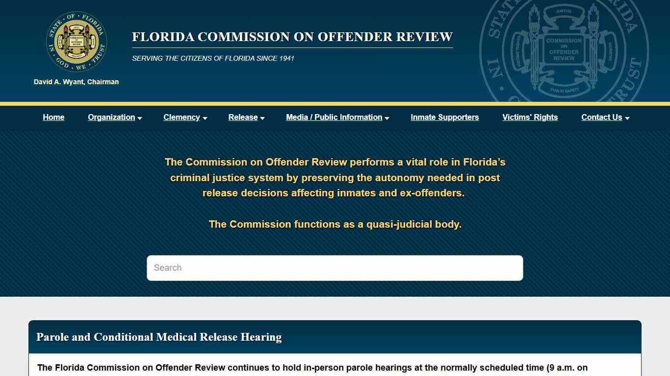 Florida Commission on Offender Review
